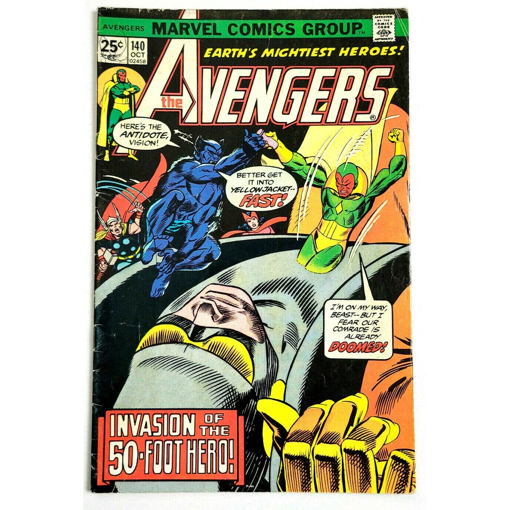 AVENGERS # 140 - (1975) MARVEL‎ COMICS - YELLOW JACKET APPEARANCE